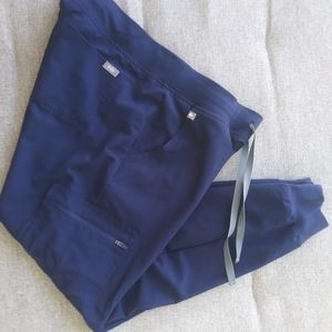 Figs. Navy Scrub pants.